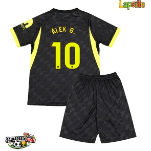 Atletico Madrid Alex Baena #10 Vieraspaita Lapsille 2026-27 Lyhythihainen (+ shortsit)